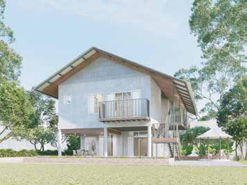 Composite Duplex Farm House — exterior view 2