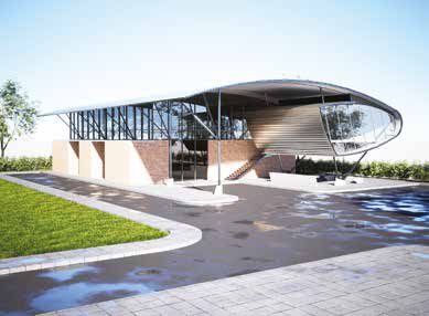Nourish Poultry Ltd — Delivery Depot Shed — architectural render, second angle