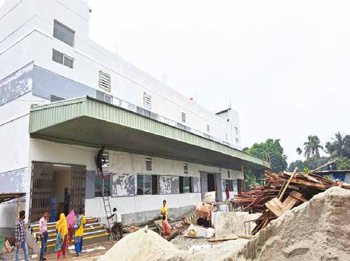 Ispahani Agro Ltd — Continuous Steel Canopy — Bangladesh
