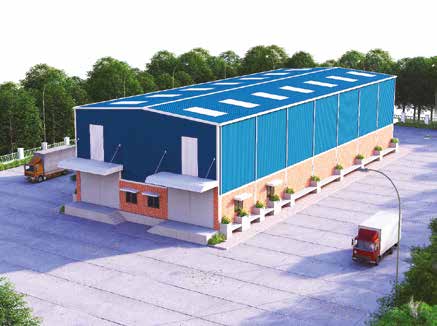 Sigma Oil Ltd — Finish Goods Storage Shed Steel Building — Bangladesh
