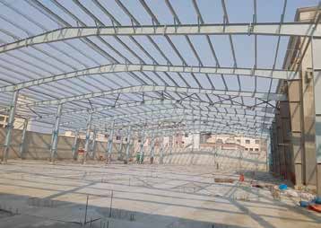 Silver Line Composite Textile Mills Ltd — Steel Shed Building (Spinning Unit) — Silver Line Composite Textile Mills Ltd.