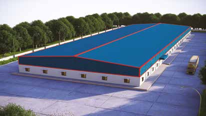 Soleman Khan Jute Mills Ltd. (a sister concern of Rising Group) — Steel Shed Factory Building — Soleman Khan Jute Mills Ltd. (a sister concern of Rising Group)